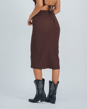 FALDA MIDI TALLE ALTO MANTUA