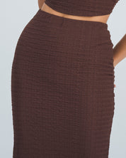 FALDA MIDI TALLE ALTO MANTUA