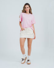 MINIFALDA TALLE MEDIO BIANCHI