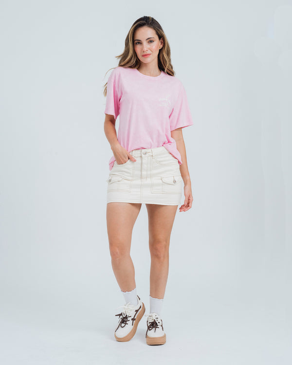 MINIFALDA TALLE MEDIO BIANCHI