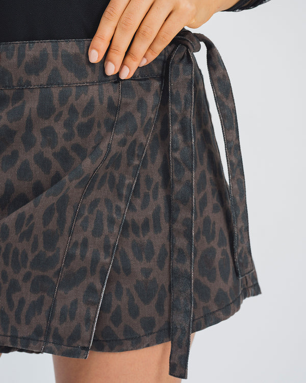 FALDA SHORT TALLE ALTO MOTINI
