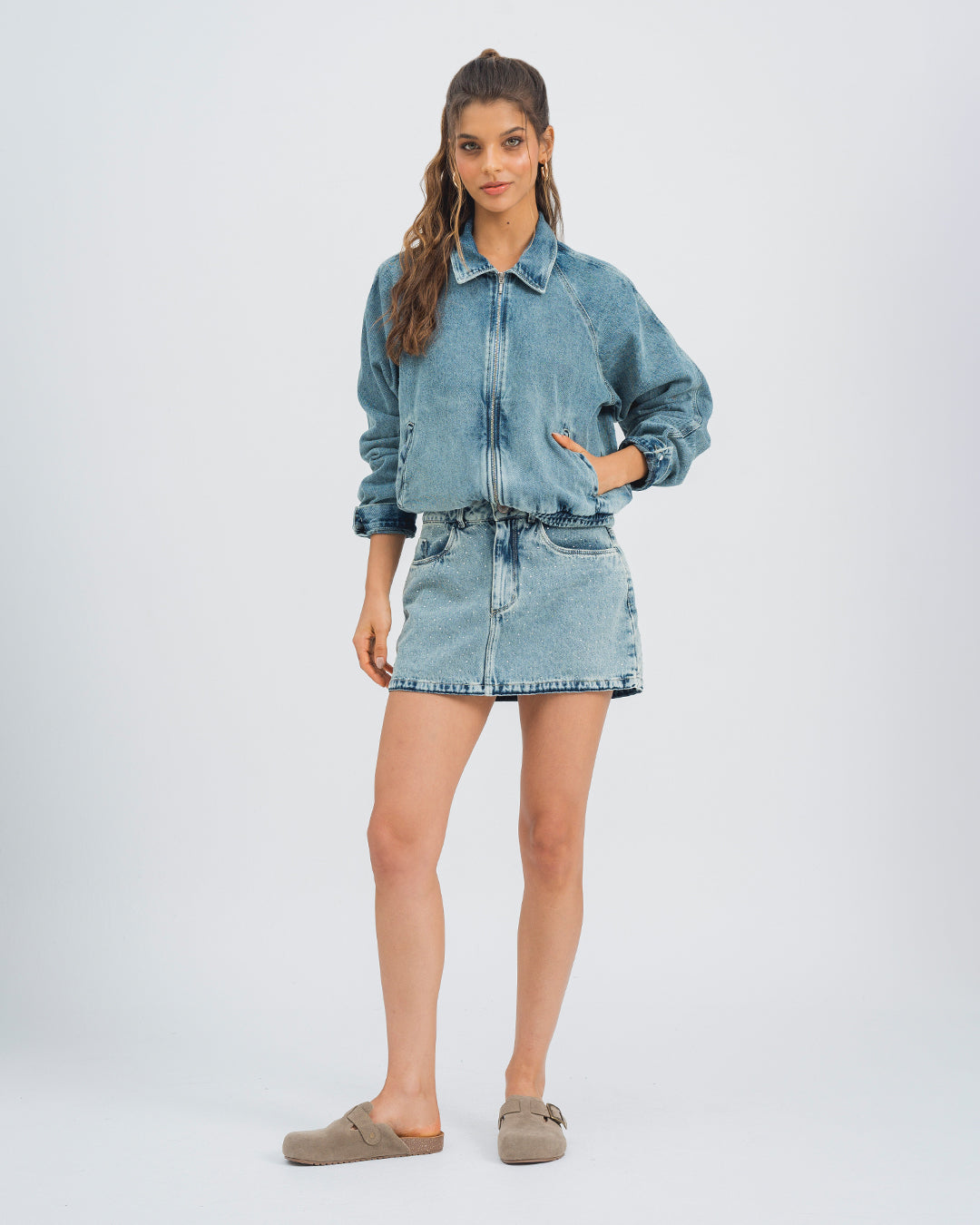 MINIFALDA TALLE MEDIO ALBOR