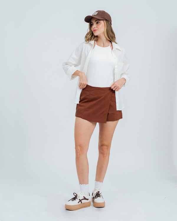 FALDA SHORT TALLE MEDIO TADEO