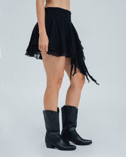 FALDA CORTA TALLE MEDIO VEIL