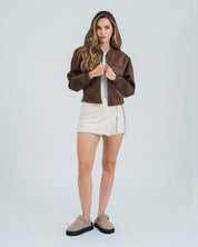 FALDA SHORT TALLE MEDIO ZARO