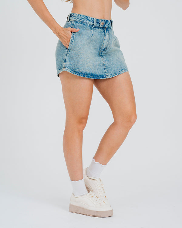 FALDA SHORT TALLE MEDIO ORIA
