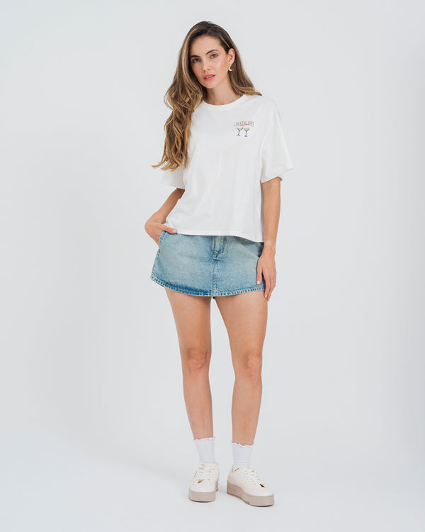 FALDA SHORT TALLE MEDIO ORIA