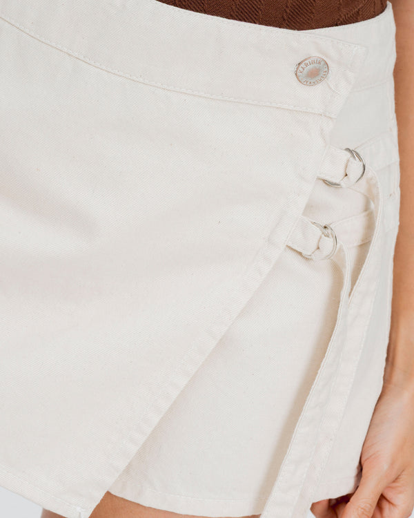 FALDA SHORT TALLE ALTO INDA