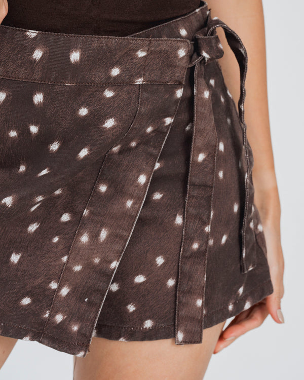 FALDA SHORT TALLE ALTO PRINY