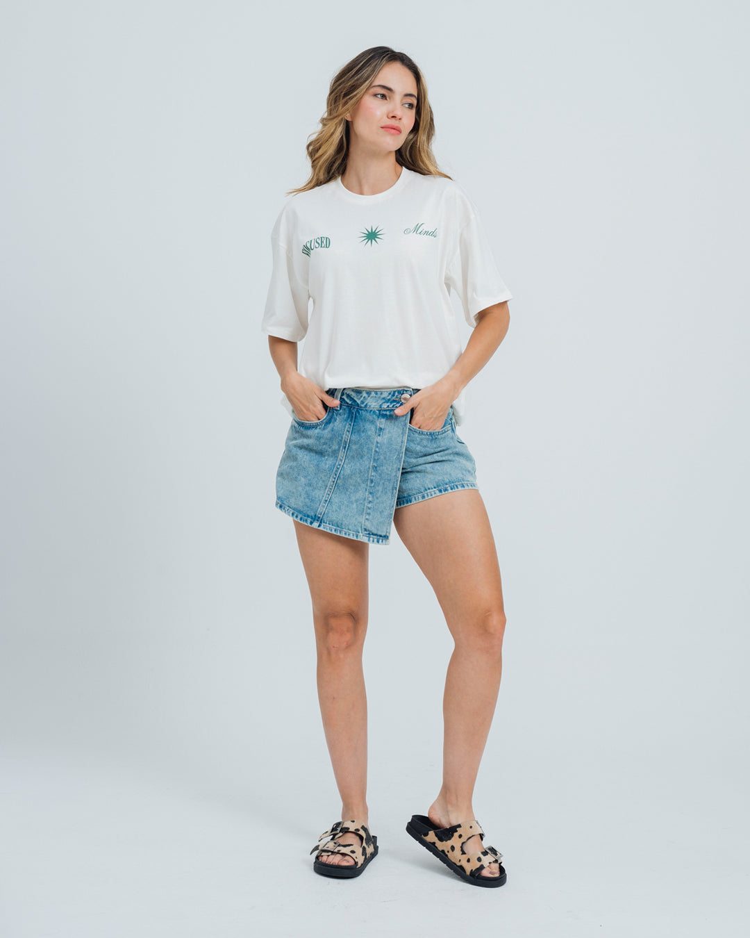 FALDA SHORT TALLE ALTO TIVAL