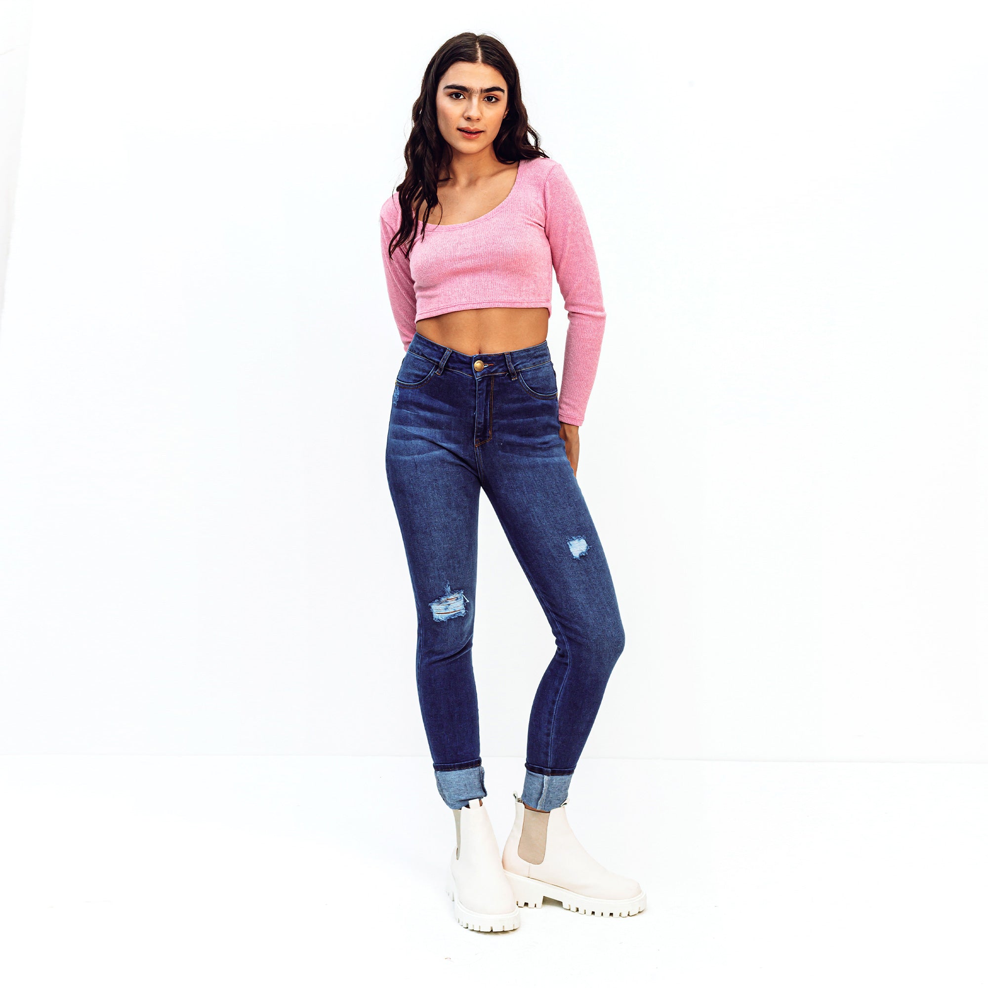 JEAN SKINNY TALLE ALTO SALVINIA