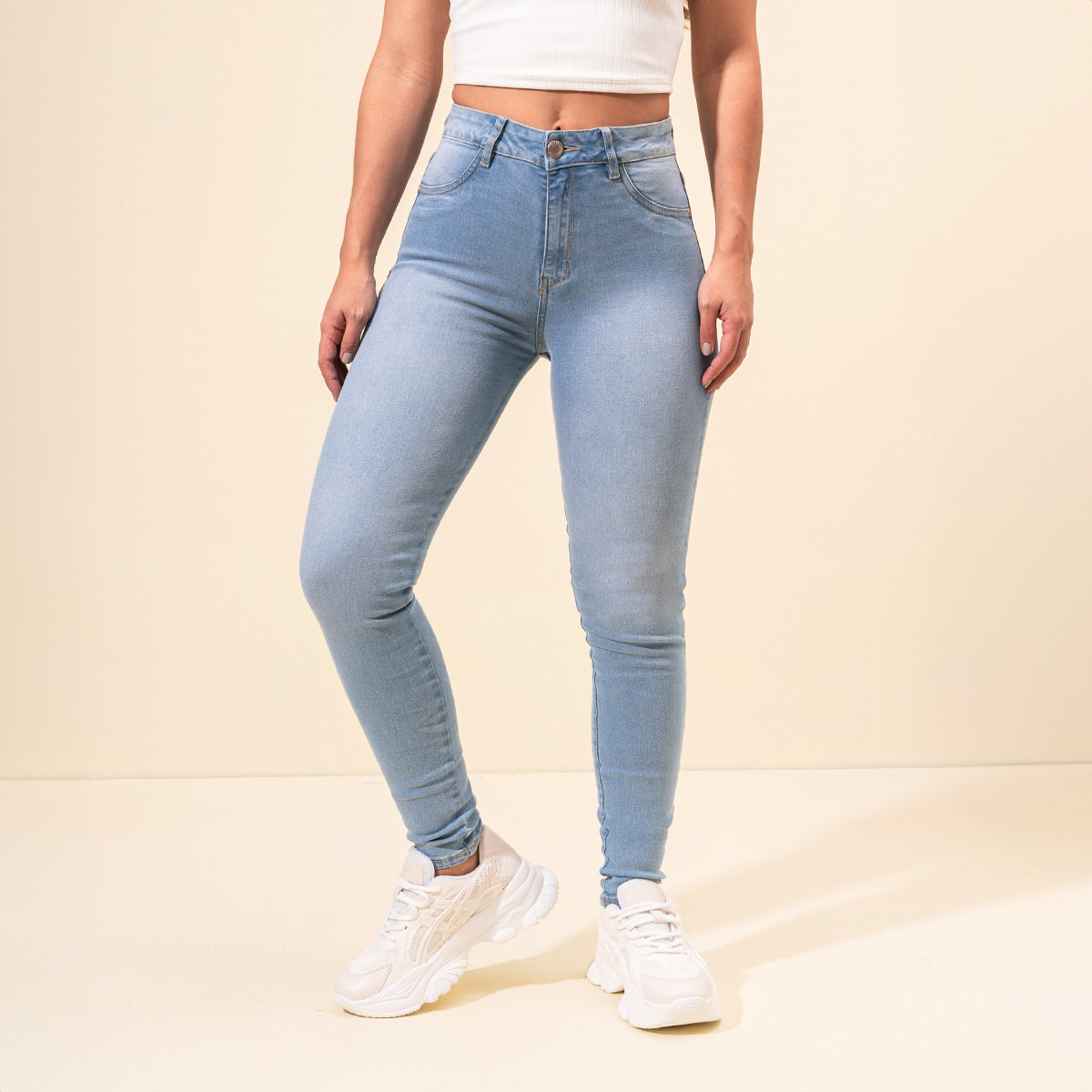JEAN SKINNY TALLE ALTO WIBLU