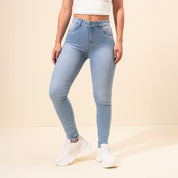 JEAN SKINNY TALLE ALTO WIBLU