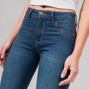JEAN SKINNY TALLE MEDIO PARABE
