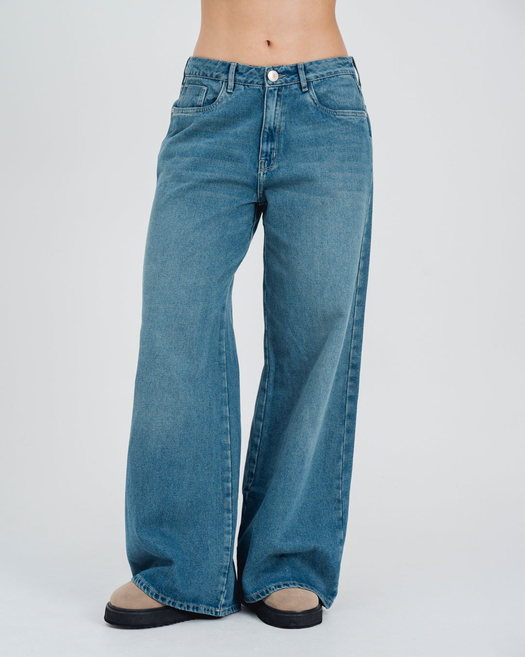 JEAN WIDE LEG TALLE ALTO RABLE