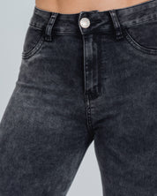 JEAN SKINNY TALLE ALTO GRIAS