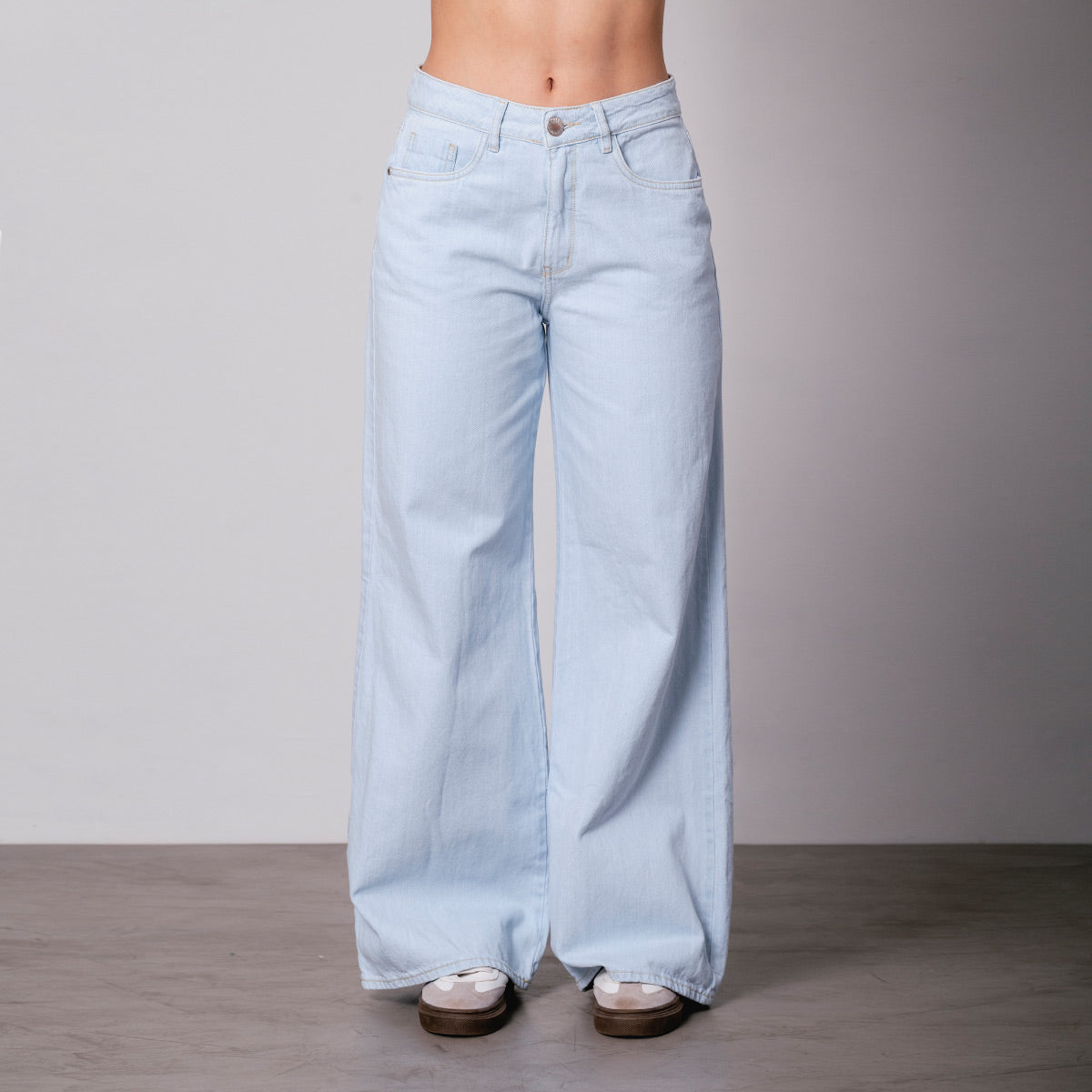 JEAN WIDE LEG TALLE ALTO FLAMEX