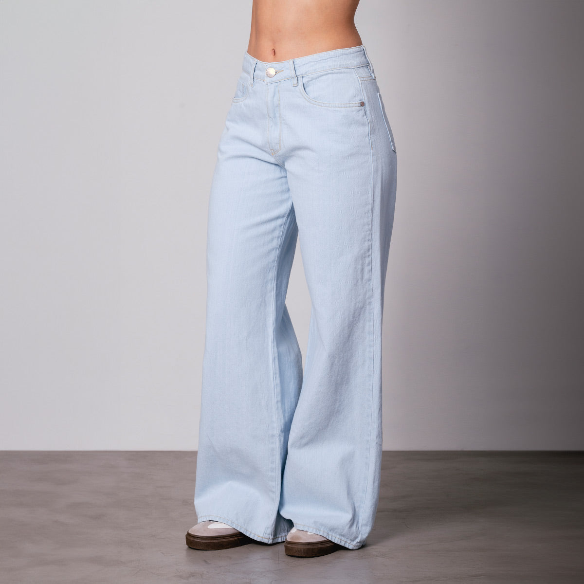 JEAN WIDE LEG TALLE ALTO FLAMEX