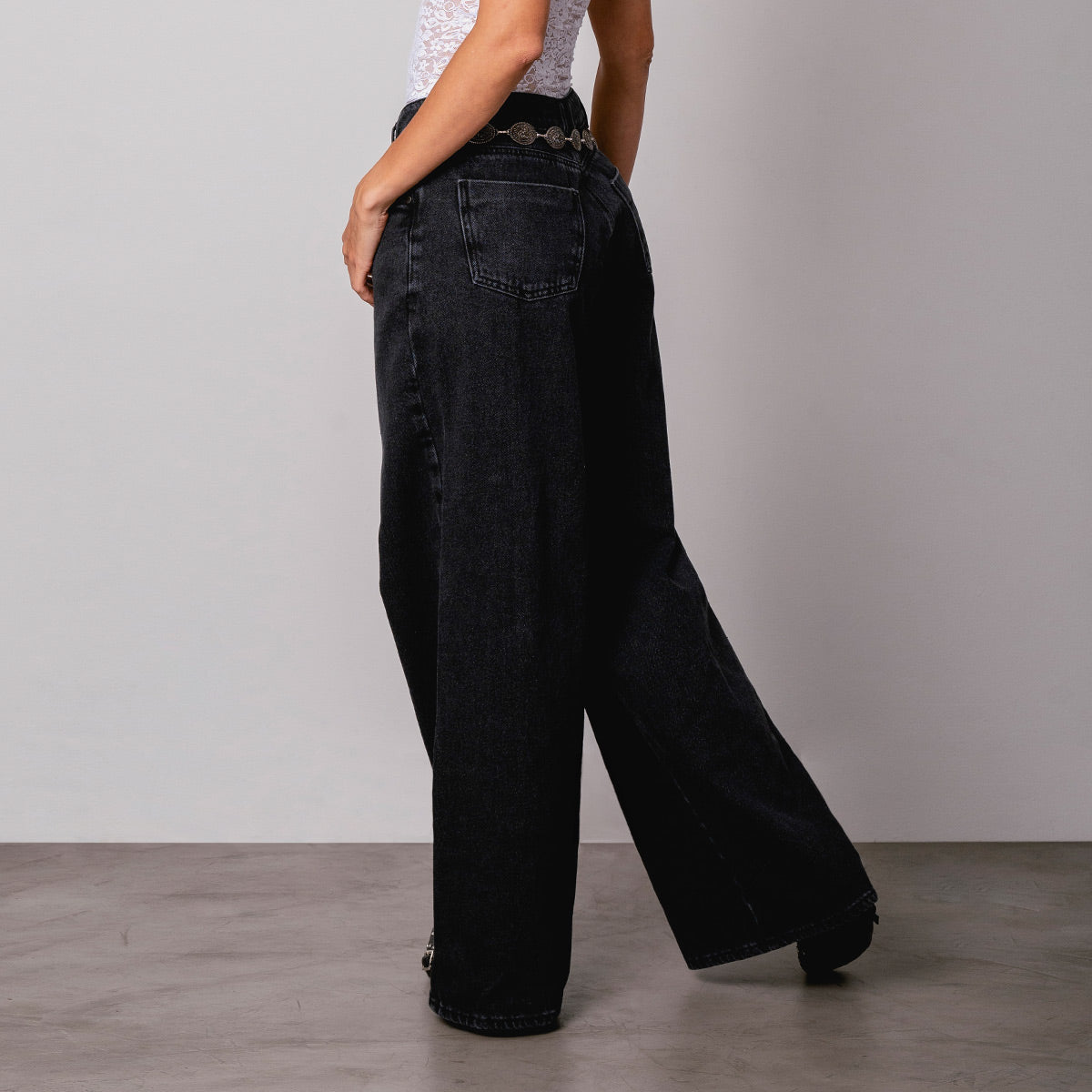 JEAN WIDE LEG TALLE ALTO BRUJU
