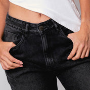 JEAN MOMFIT BOTA AJUS TALLE ALTO SATIS