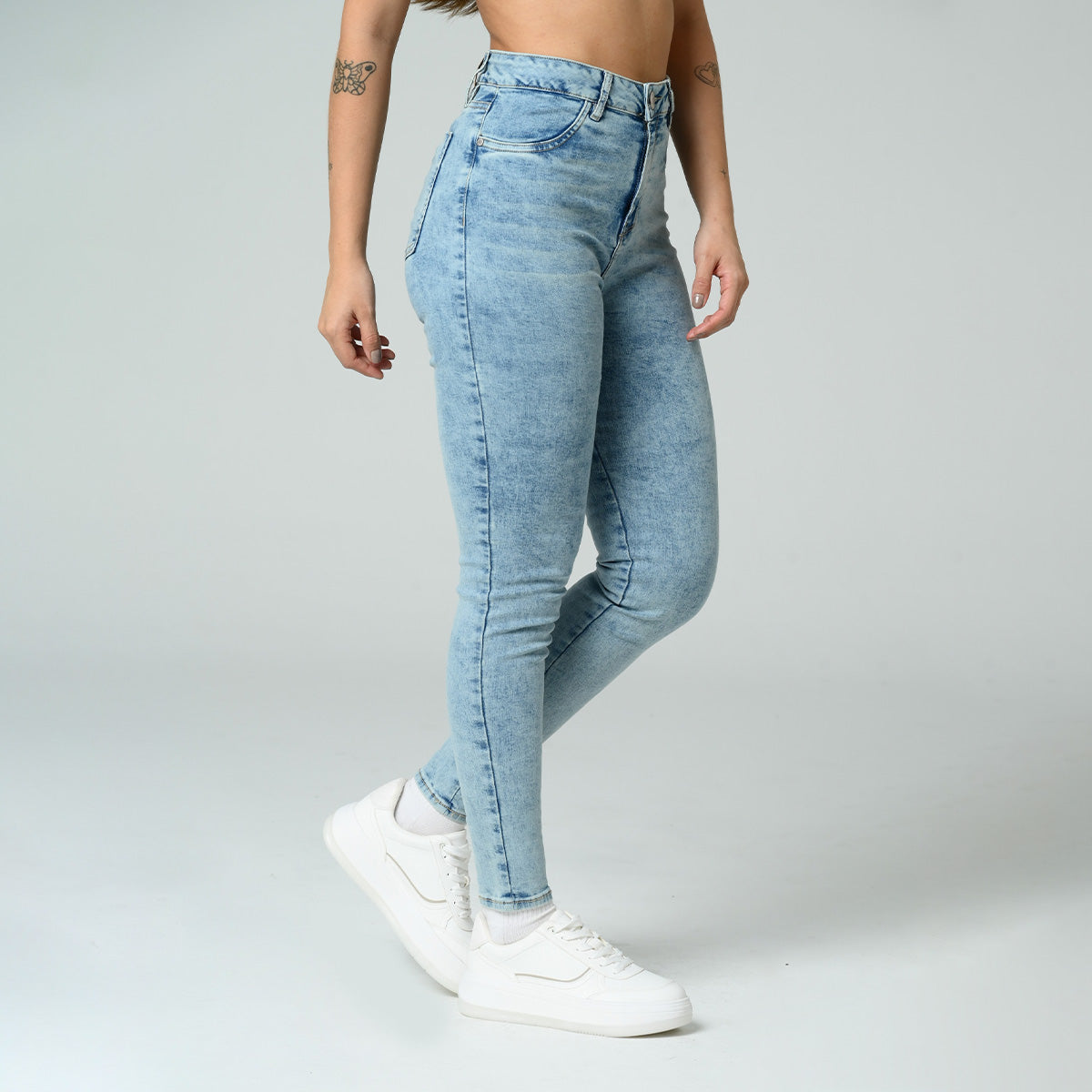 JEAN SKINNY TALLE ALTO MIGA