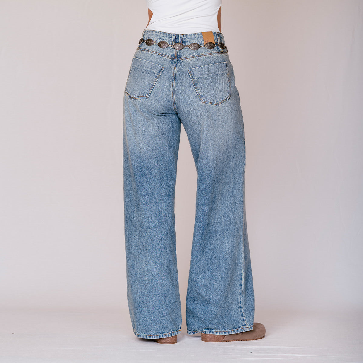 JEAN WIDE LEG TALLE ALTO PEPA