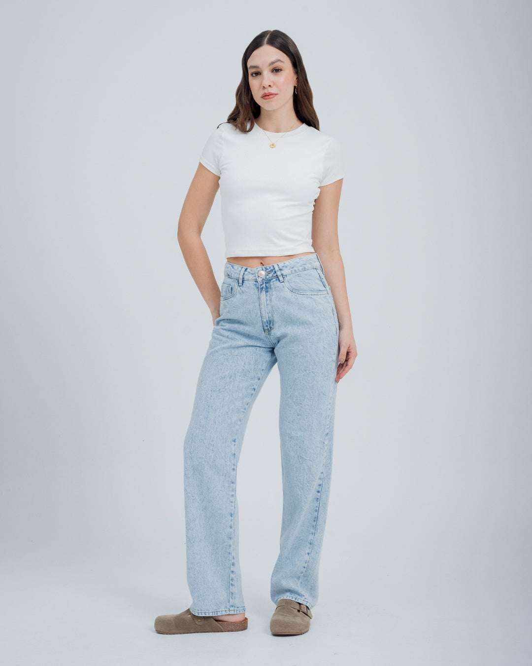 JEAN MOMFIT BOTA AJUS TALLE ALTO MERA