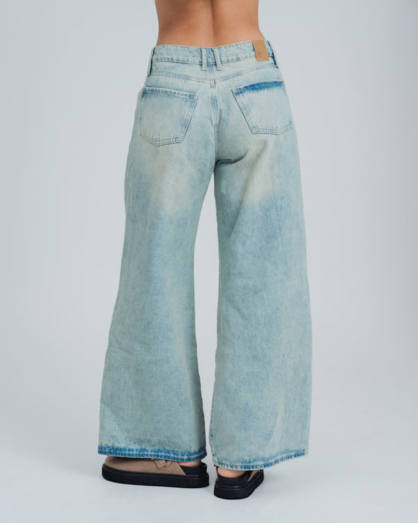 JEAN WIDE LEG TALLE ALTO GRAPE