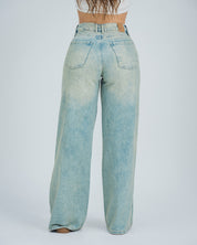 JEAN WIDE LEG TALLE ALTO GRAPE