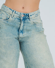 JEAN WIDE LEG TALLE ALTO GRAPE
