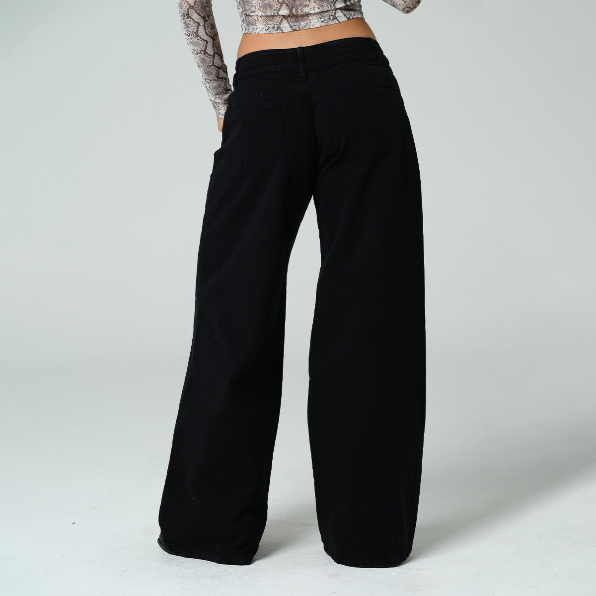 JEAN WIDE LEG TALLE ALTO POLAR