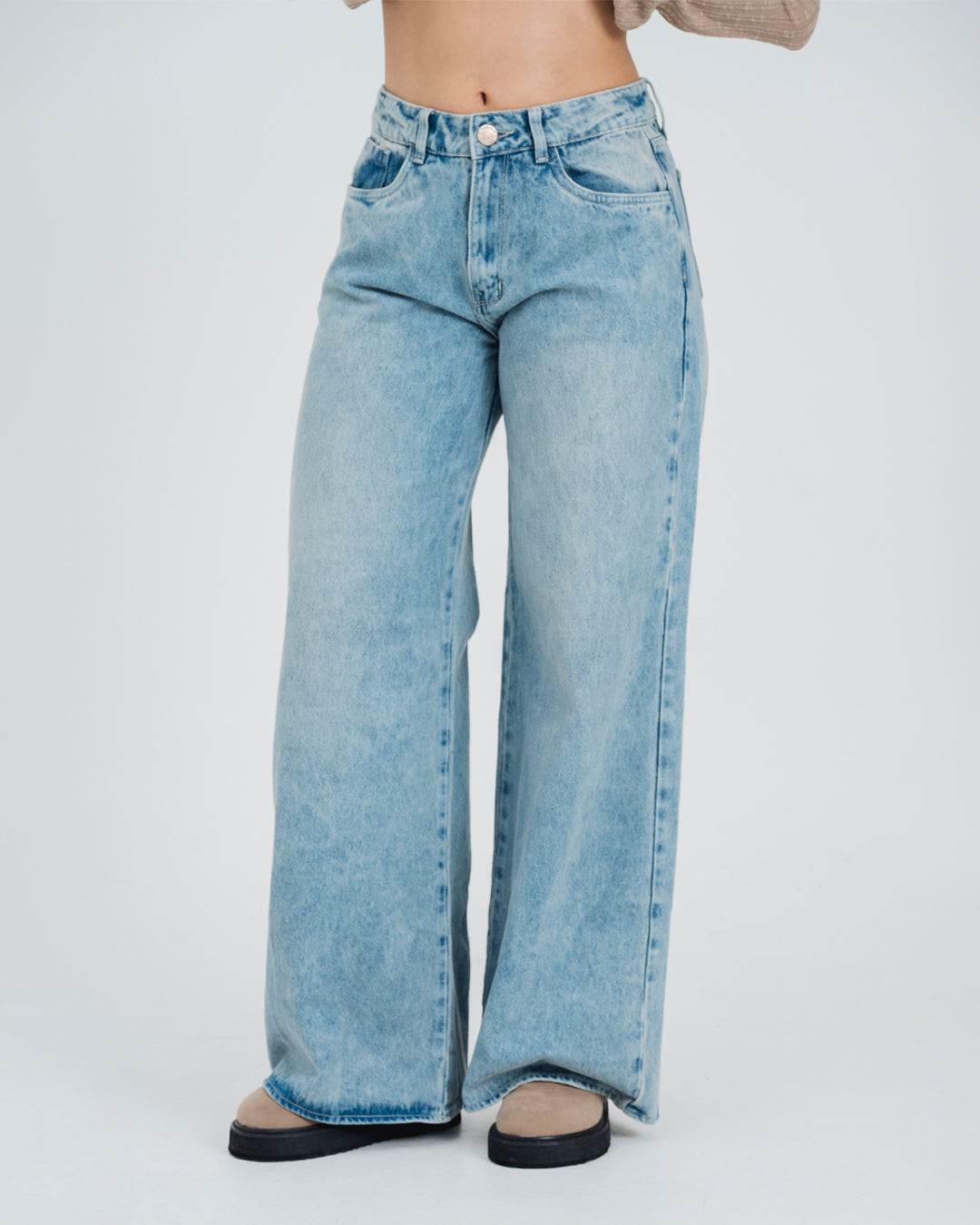 JEAN WIDE LEG TALLE ALTO DATE