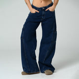 JEAN WIDE LEG TALLE ALTO LUCO
