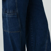 JEAN WIDE LEG TALLE ALTO LUCO