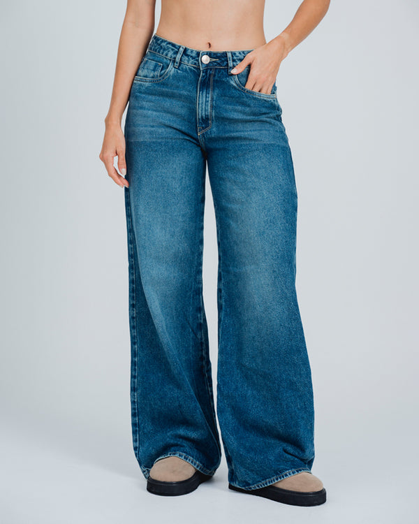 JEAN WIDE LEG TALLE ALTO KALOR