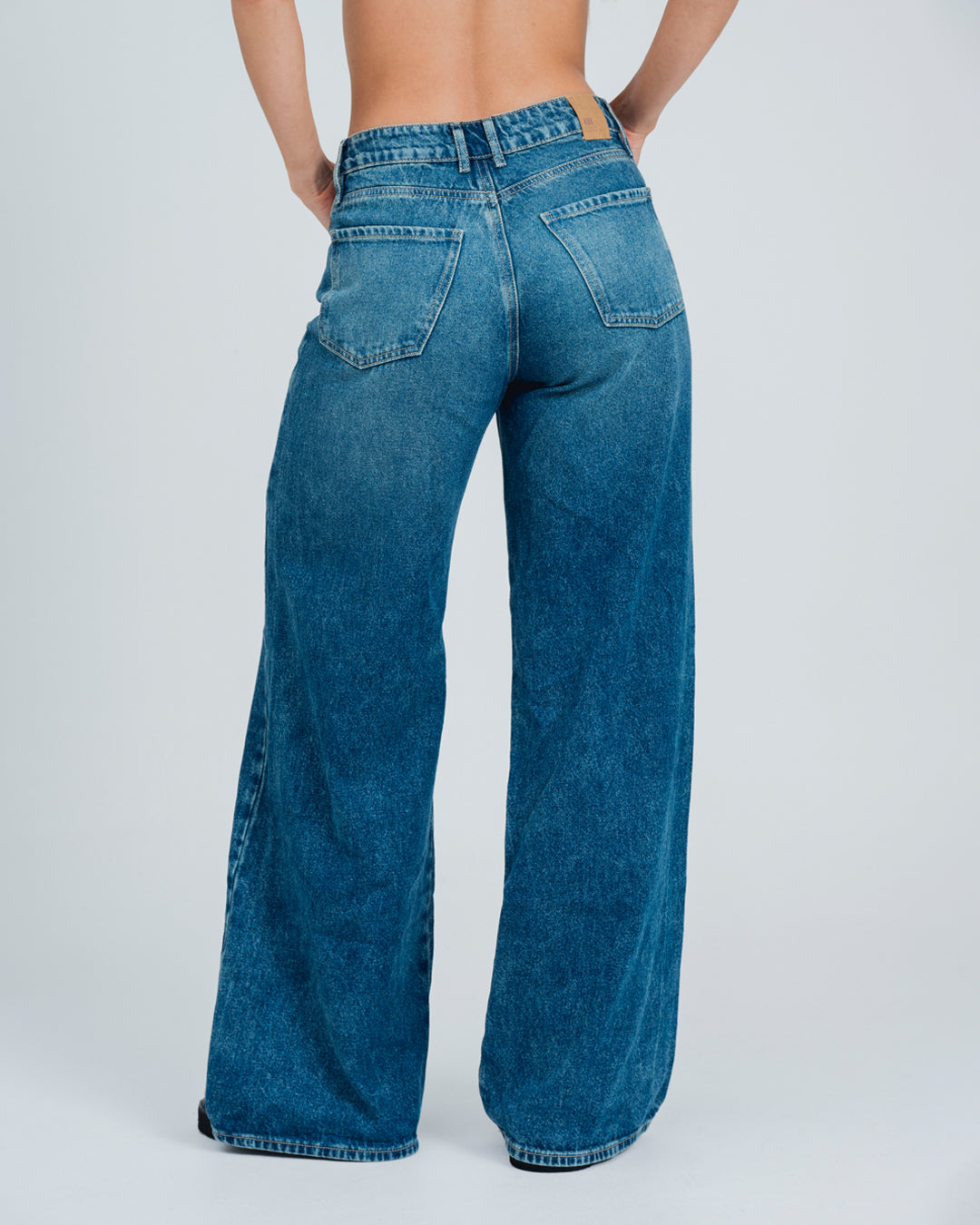 JEAN WIDE LEG TALLE ALTO KALOR