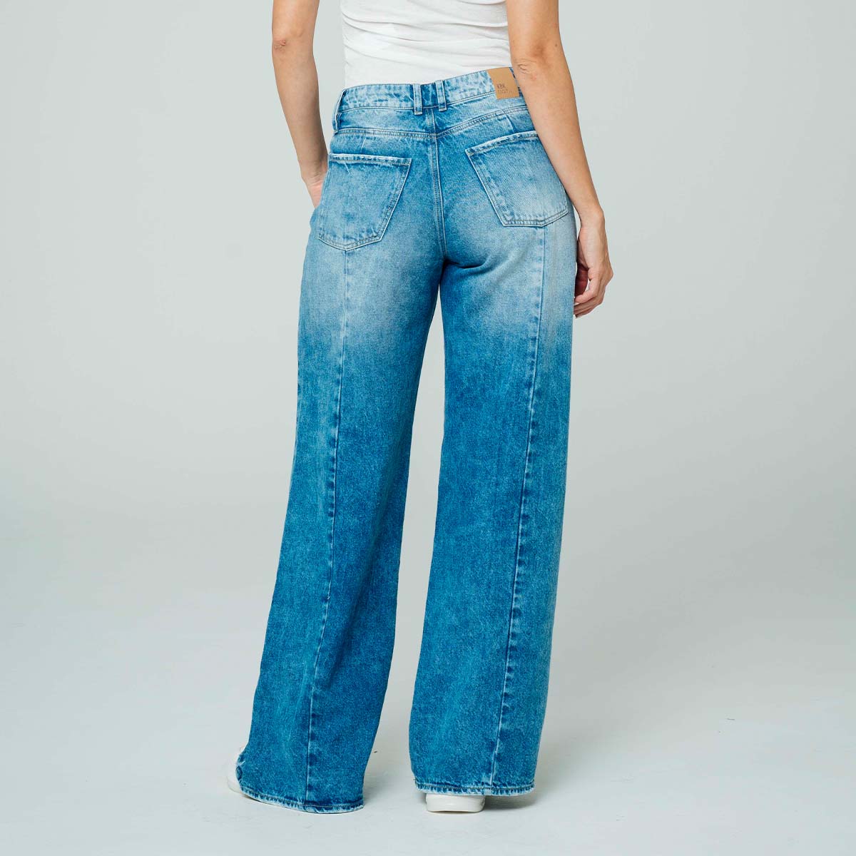 JEAN WIDE LEG TALLE ALTO MAROL