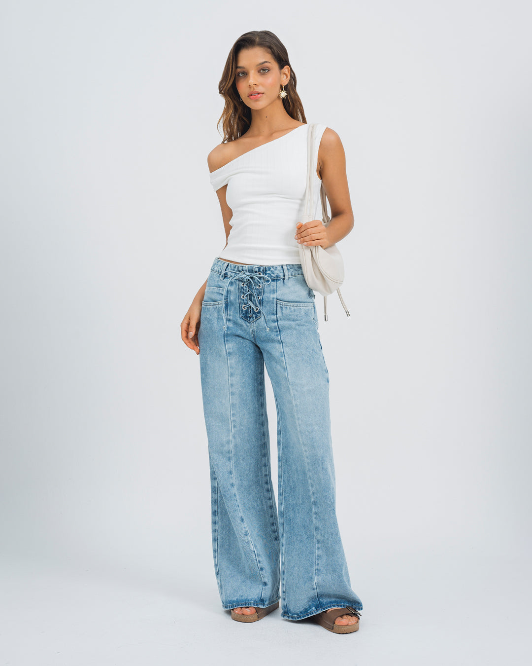 JEAN WIDE LEG TALLE ALTO MAROL