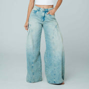 JEAN WIDE LEG TALLE ALTO HAILO