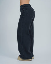 JEAN WIDE LEG TALLE ALTO BRUN