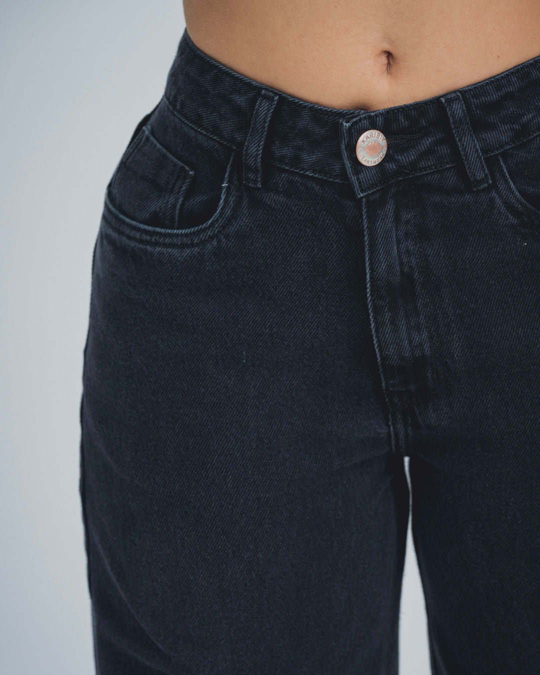 JEAN WIDE LEG TALLE ALTO BRUN