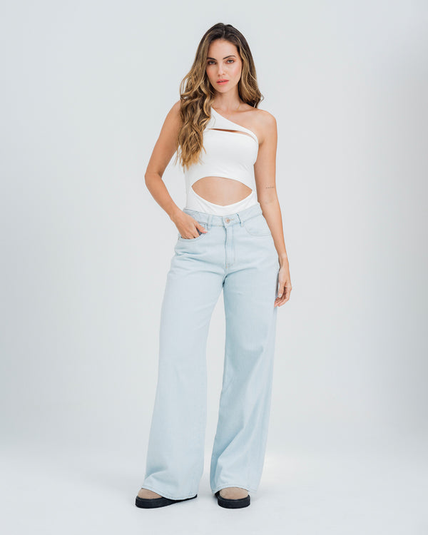 JEAN WIDE LEG TALLE ALTO NICO