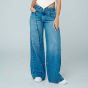 JEAN WIDE LEG TALLE ALTO BOTTI