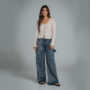 JEAN WIDE LEG TALLE ALTO HAZEL