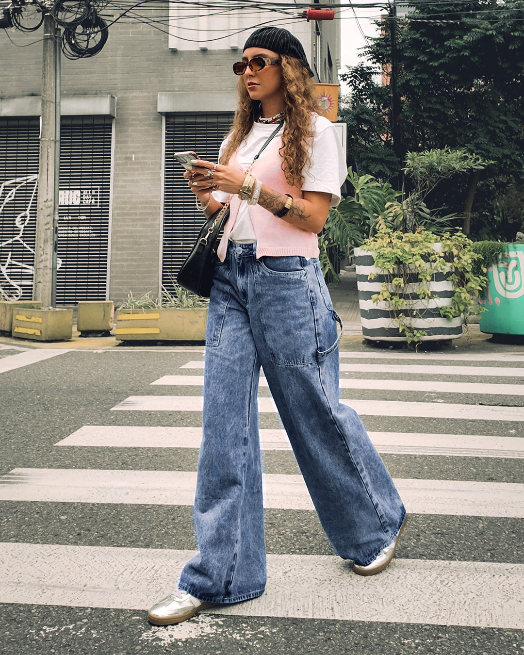 JEAN WIDE LEG TALLE ALTO HAZEL