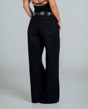 JEAN WIDE LEG TALLE ALTO ELCLU