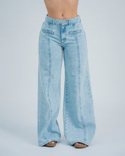 JEAN WIDE LEG TALLE ALTO ARAN