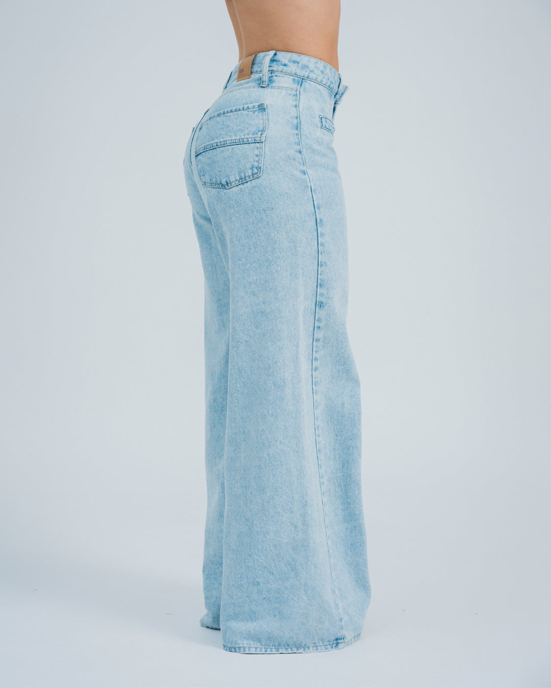 JEAN WIDE LEG TALLE ALTO ARAN