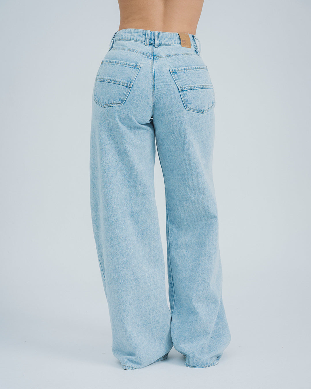 JEAN WIDE LEG TALLE ALTO ARAN