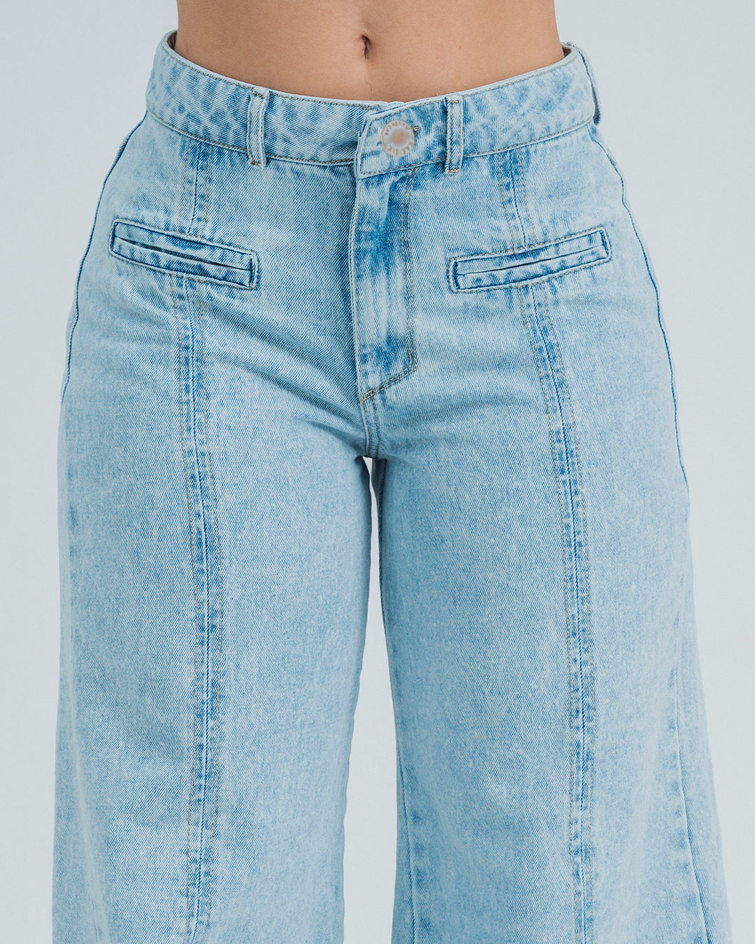 JEAN WIDE LEG TALLE ALTO ARAN